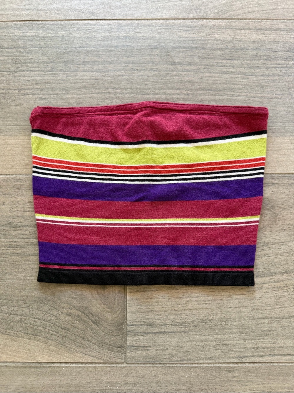 Tiger Mist Striped Tube Top — XS